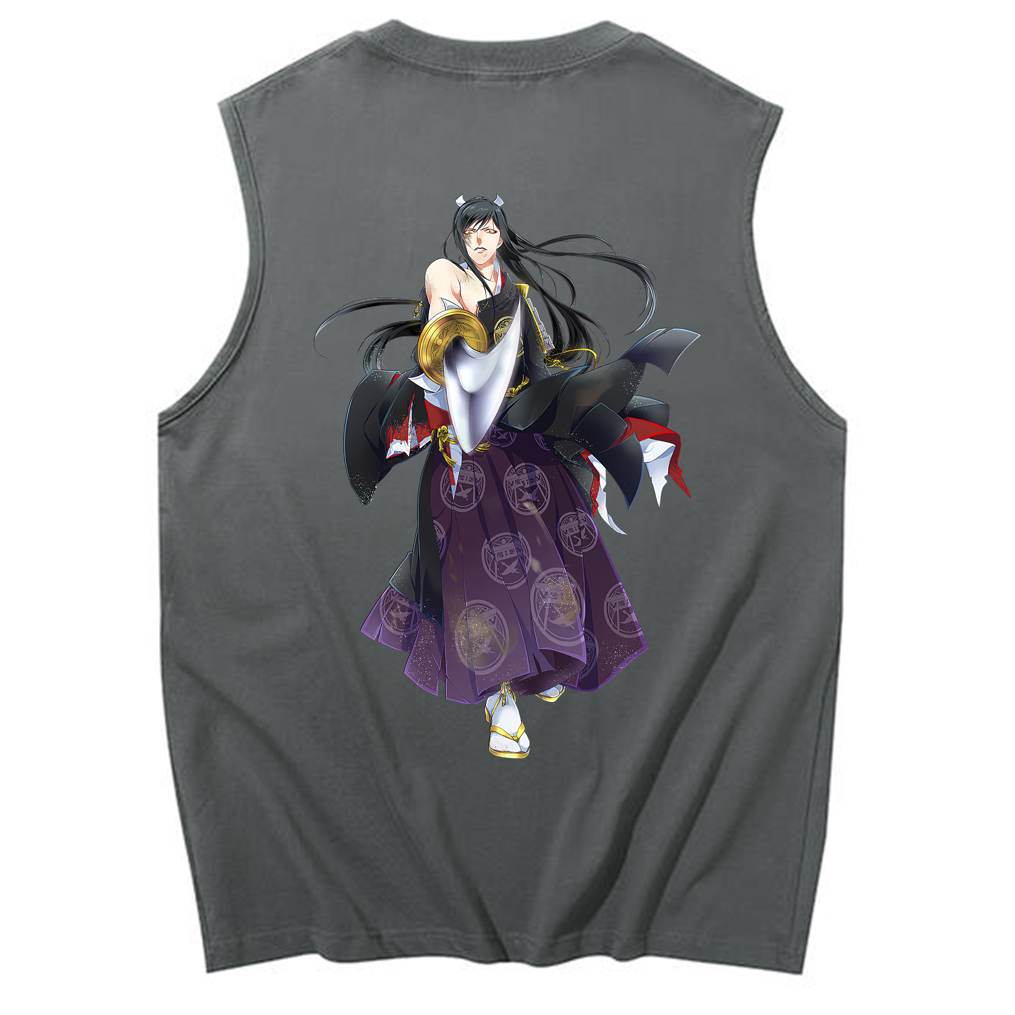（画像用） 刀剣乱舞 Touken Ranbu コットン100％タンクトップ（背面プリント）